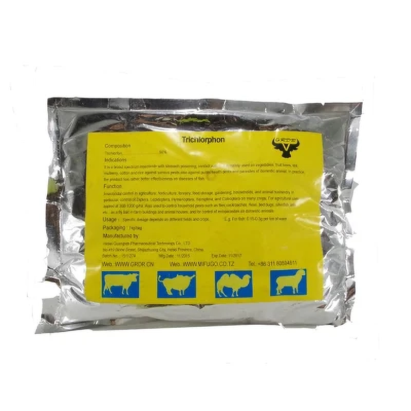 Hot Sale Insecticide Dipterex Trichlorfon 80% Sp, 97% Tc Veterinary Medicine